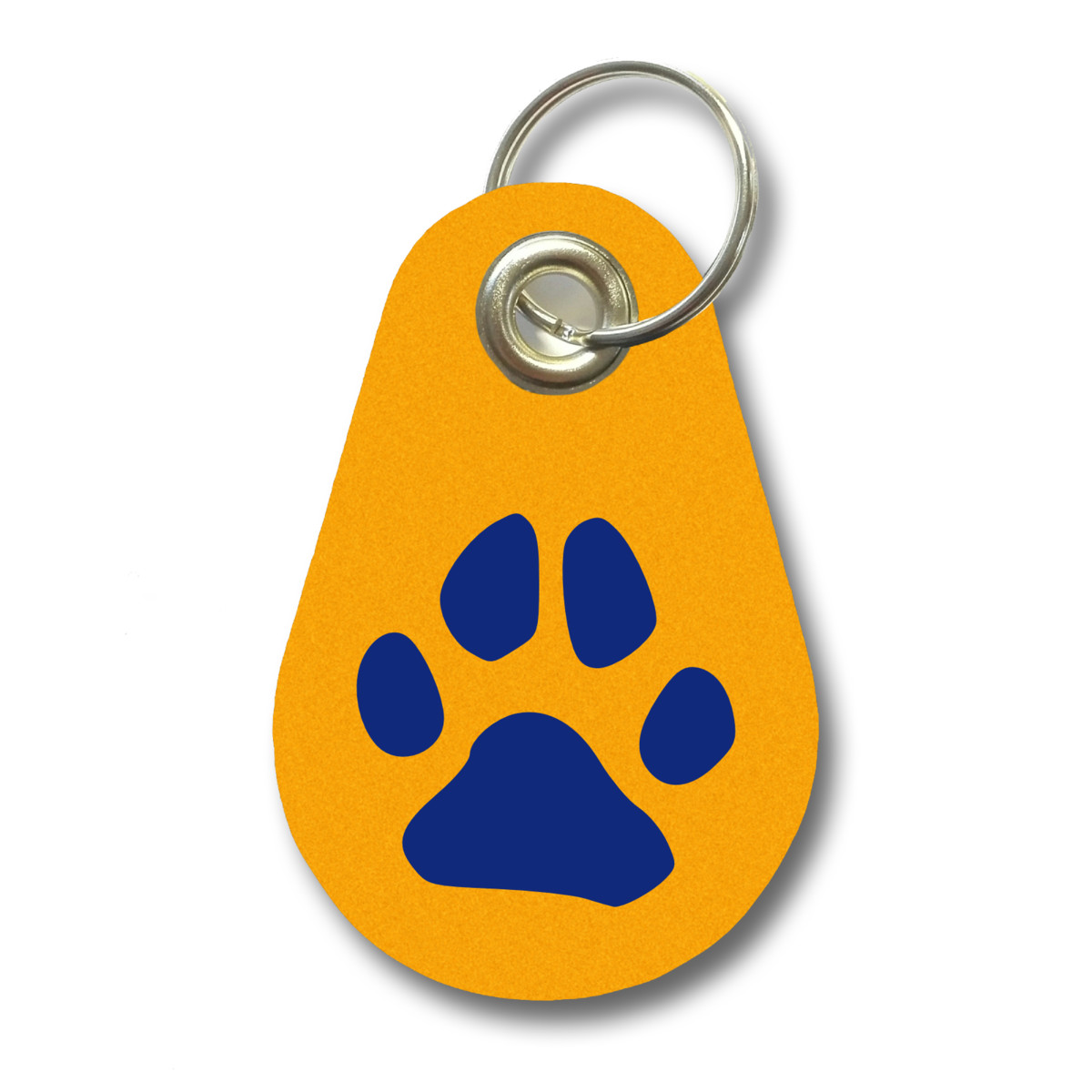 Schlüsselanhänger Hunde/Katzen Pfote aus Filz 12 Farben 9,5x6,5cm eBay