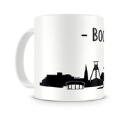 Tasse Bochum Skyline Tasse Modellnummer  wei/schwarz