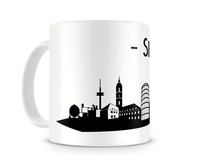 Tasse Siegen Skyline Tasse Modellnummer  wei/schwarz