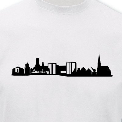 Shirt Lüneburg Skyline Sols 8 Farben S   5XL