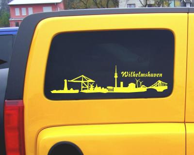 Wilhelmshaven Aufkleber Skyline - Ansicht 3