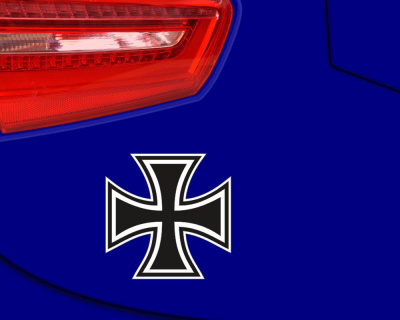 10 Aufkleber Eisernes Kreuz Set Iron Cross