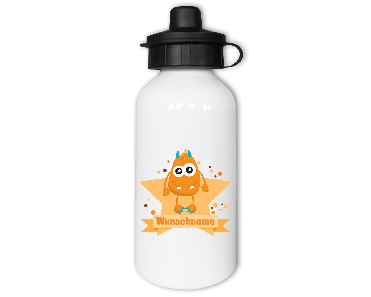 Trinkflasche mit Kinder Motiven  Modellnummer 002138-035-000  orange