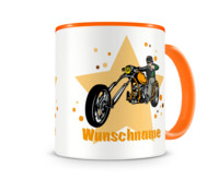 Tasse mit 9 unterschiedlichen Jungen Motiven 2 Tasse Modellnummer  orange