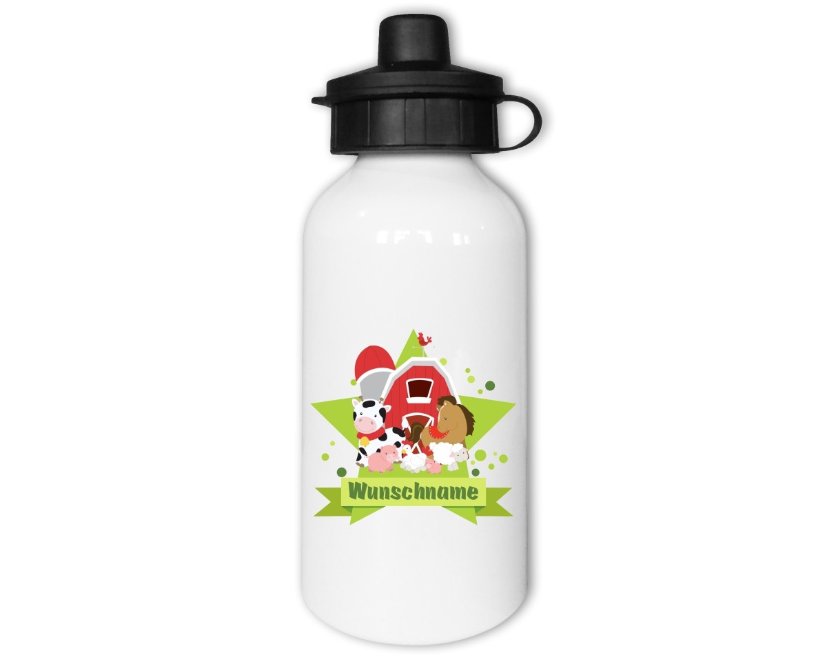 Trinkflasche mit Kinder Motiven  Modellnummer 002156-902-000  grn 902