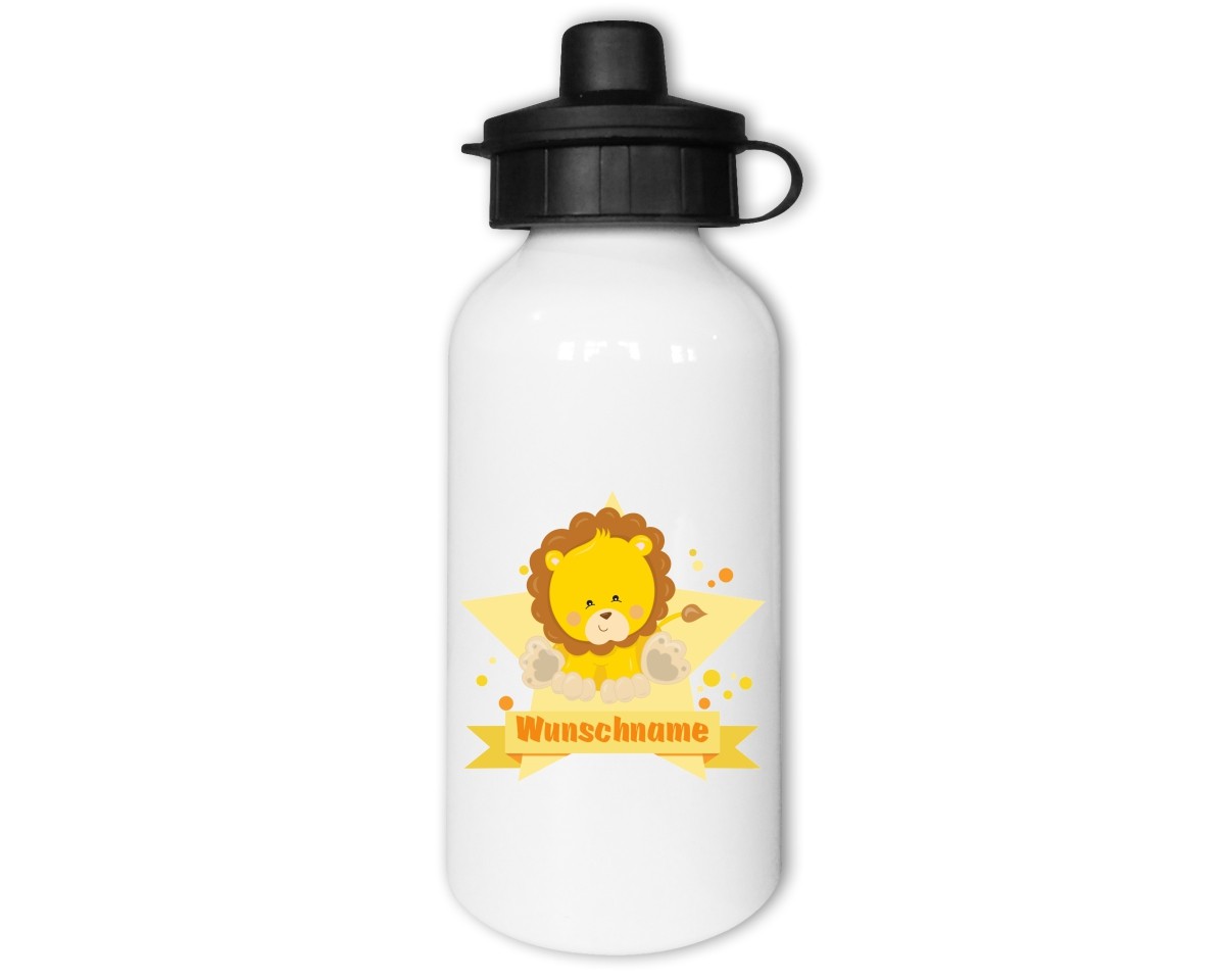 Trinkflasche mit Kinder Motiven  Modellnummer 002173-021-000  gelb