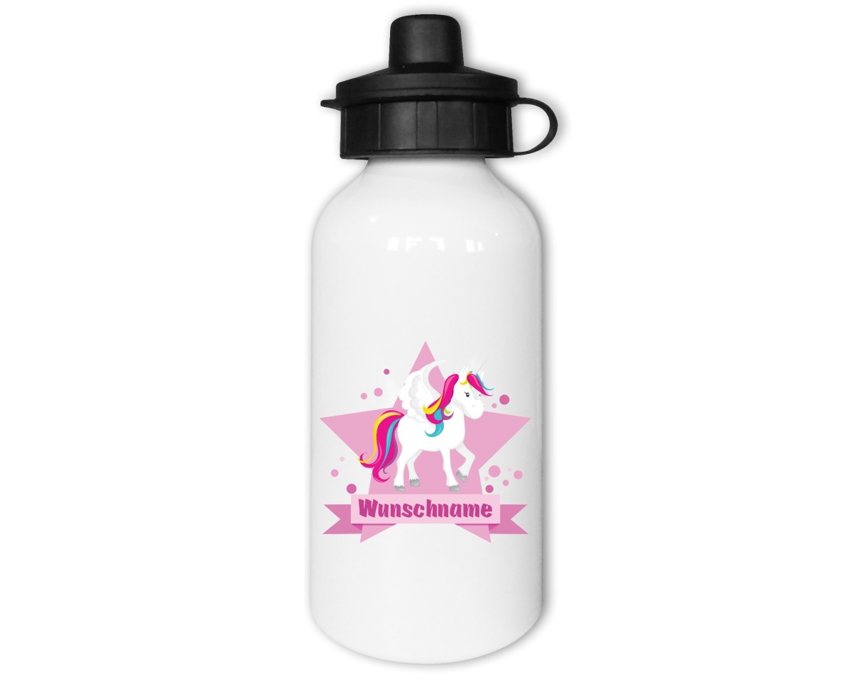 Trinkflasche mit Kinder Motiven  Modellnummer 002205-972-000  rosa