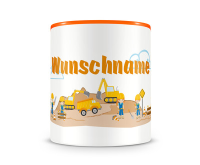 Tasse mit einer Baustelle als Motiv - Ansicht 2