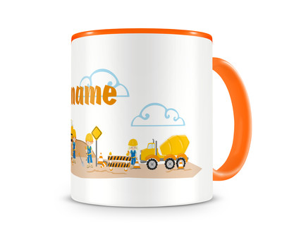 Tasse mit einer Baustelle als Motiv - Ansicht 3