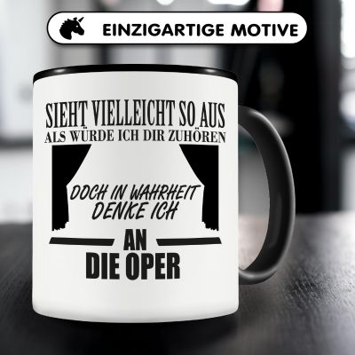 Tasse mit dem Motiv Ich denke an die Oper - Ansicht 3