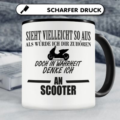 Tasse mit dem Motiv Ich denke an Scooter - Ansicht 5