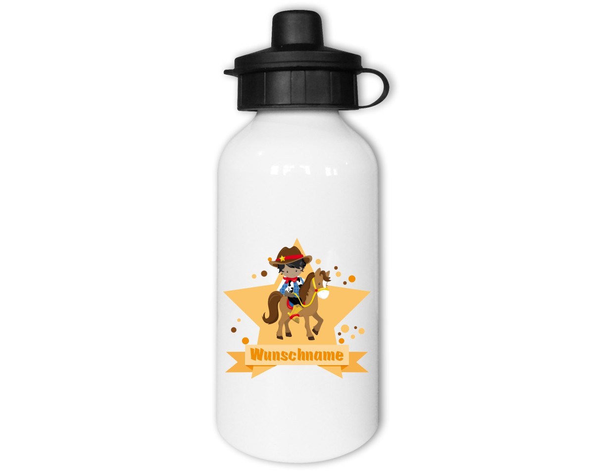 Trinkflasche mit Kinder Motiven  Modellnummer 002474-035-000  orange