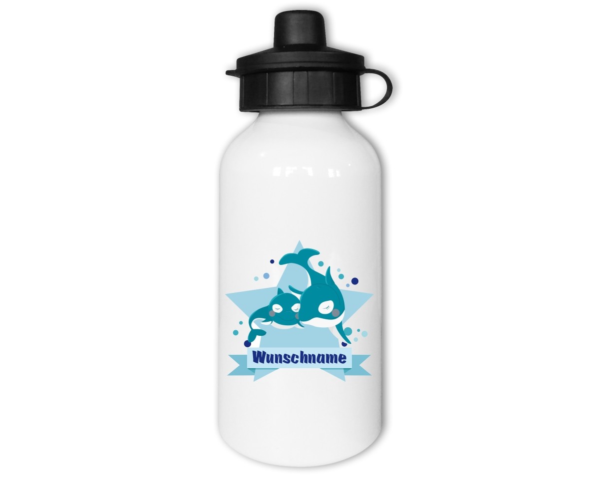 Trinkflasche mit Kinder Motiven  Modellnummer 002481-987-000  blau