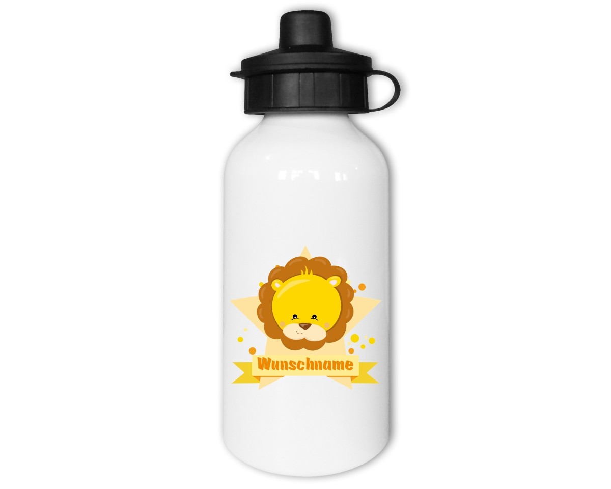 Trinkflasche mit Kinder Motiven  Modellnummer 002500-021-000  gelb