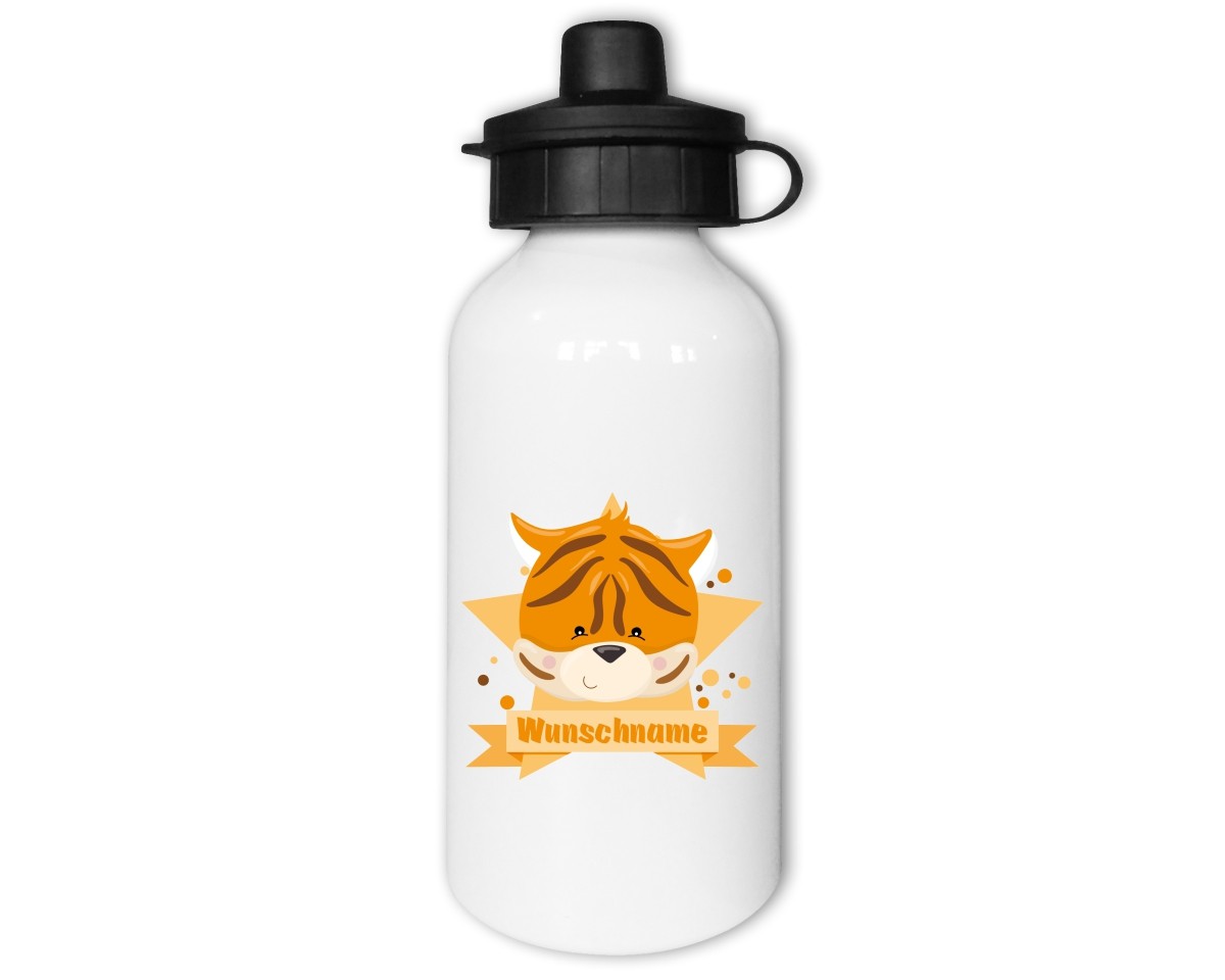 Trinkflasche mit Kinder Motiven  Modellnummer 002509-035-000  orange