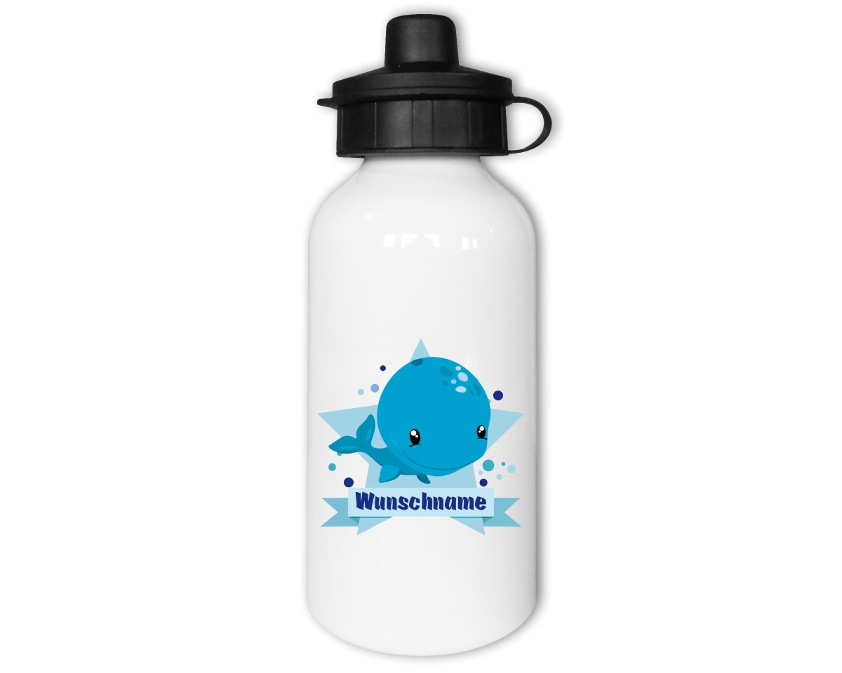 Trinkflasche mit Kinder Motiven  Modellnummer 002510-987-000  blau