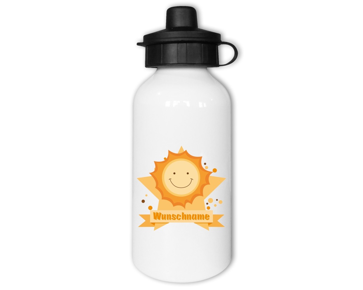 Trinkflasche mit Kinder Motiven  Modellnummer 002518-035-000  orange