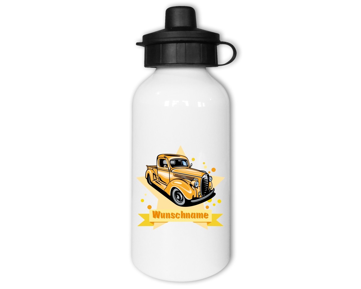 Trinkflasche mit Kinder Motiven  Modellnummer 002526-021-000  gelb