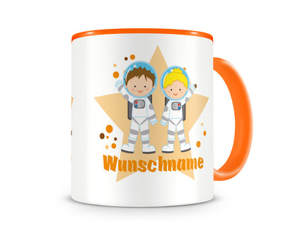 Tasse mit Astronauten als Motiv