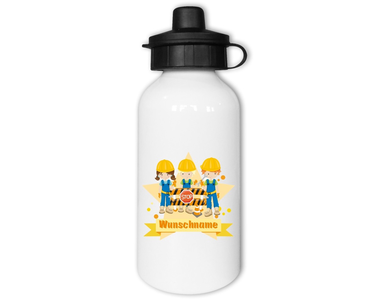 Trinkflasche mit Kinder Motiven  Modellnummer 002534-021-000  gelb