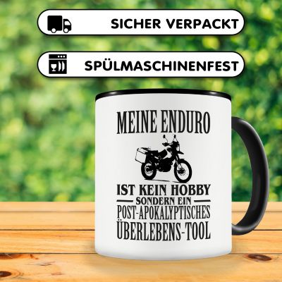 Tasse mit dem Motiv Meine Enduro ist kein Hobby - Ansicht 4