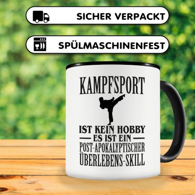 Tasse mit dem Motiv Kampfsport ist kein Hobby - Ansicht 4