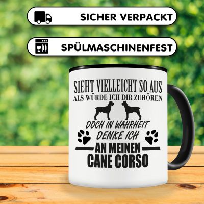 Tasse mit dem Motiv Ich denke an meinen Cane Corso - Ansicht 4