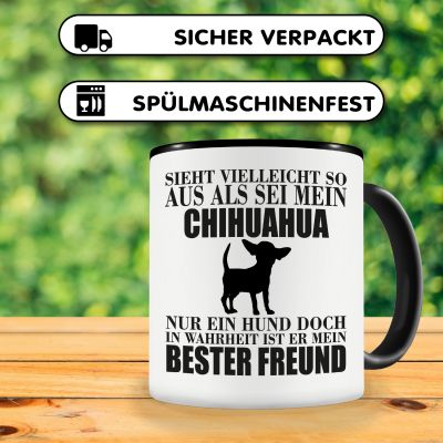 Tasse mit dem Motiv Chihuahua mein bester Freund - Ansicht 4