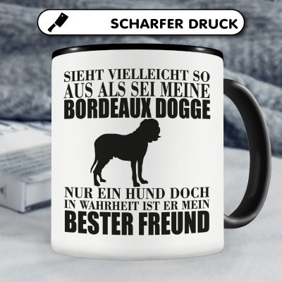 Tasse mit dem Motiv Bordeaux Dogge mein bester Freund - Ansicht 5