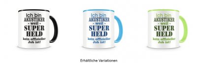 Tasse mit dem Motiv Ich bin Akustiker - Ansicht 3