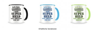 Tasse mit dem Motiv Ich bin Allgemeinmediziner - Ansicht 3