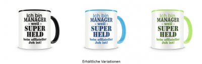 Tasse mit dem Motiv Ich bin Manager - Ansicht 3