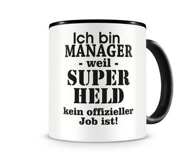 Tasse mit dem Motiv Ich bin Manager - Ansicht 1