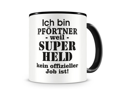 Tasse mit dem Motiv Ich bin Pfrtner - Ansicht 1