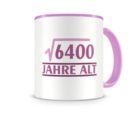 Tasse mit dem Motiv √6400 Jahre alt Tasse Modellnummer  rosa/rosa