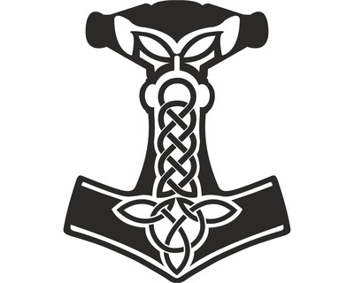 Aufkleber Mjlnir