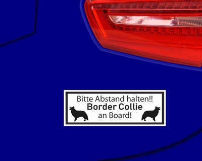 Aufkleber Border Collie an Board - Ansicht 3