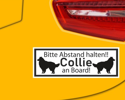 Aufkleber Collie an Board - Ansicht 3