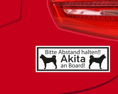 Aufkleber Akita an Board - Ansicht 3