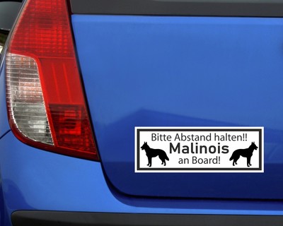 Aufkleber Malinois an Board - Ansicht 3