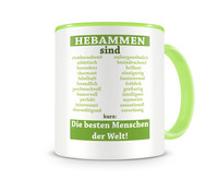 Tasse mit dem Motiv Hebammen sind Tasse Modellnummer  grn 902/grn 902