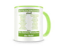 Tasse mit dem Motiv Hotelfachmnner sind Tasse Modellnummer  grn 902/grn 902