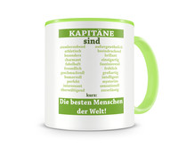 Tasse mit dem Motiv Kapitne sind Tasse Modellnummer  grn 902/grn 902