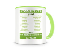 Tasse mit dem Motiv Kosmetiker sind Tasse Modellnummer  grn 902/grn 902