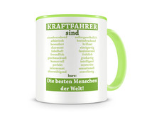 Tasse mit dem Motiv Kraftfahrer sind Tasse Modellnummer  grn 902/grn 902