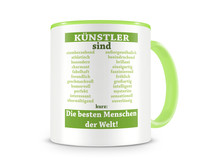 Tasse mit dem Motiv Knstler sind Tasse Modellnummer  grn 902/grn 902