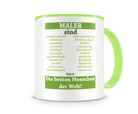 Tasse mit dem Motiv Maler sind Tasse Modellnummer  grn 902/grn 902