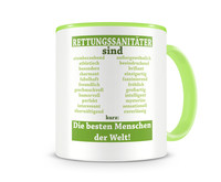 Tasse mit dem Motiv Rettunssanitter sind Tasse Modellnummer  grn 902/grn 902