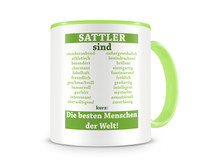 Tasse mit dem Motiv Sattler sind Tasse Modellnummer  grn 902/grn 902