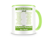 Tasse mit dem Motiv Verkufer sind Tasse Modellnummer  grn 902/grn 902